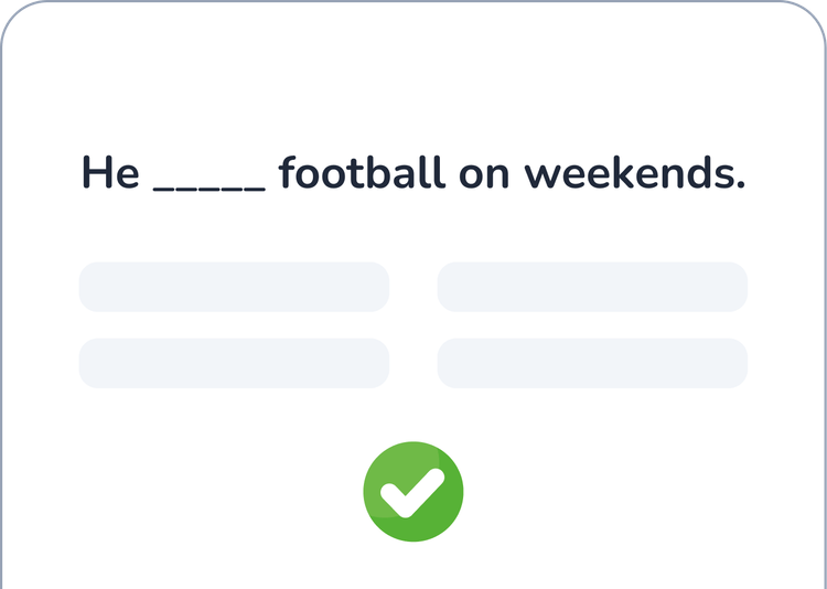 Question card preview